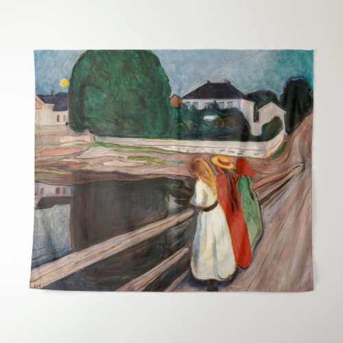 Edvard Munch _ The Girls on the Bridge Tapestry
