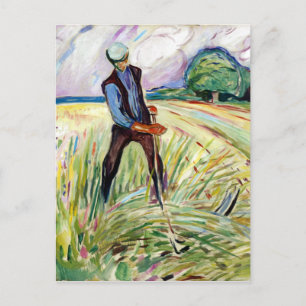 Edvard Munch The Haymaker Postcard