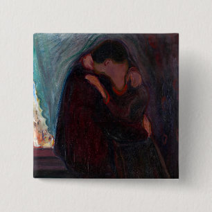 Edvard Munch - The Kiss Button