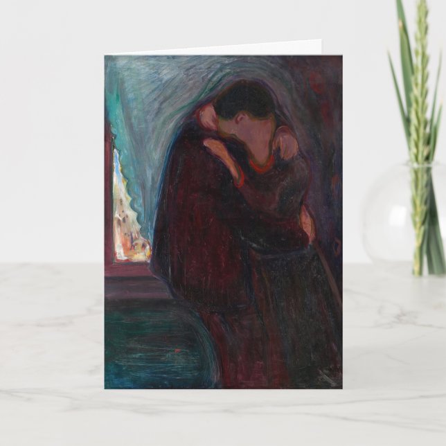 Edvard Munch - The Kiss Card (Front)