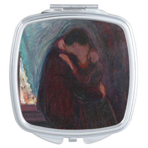 Edvard Munch _ The Kiss Compact Mirror