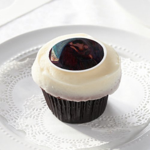 Edvard Munch _ The Kiss Edible Frosting Rounds