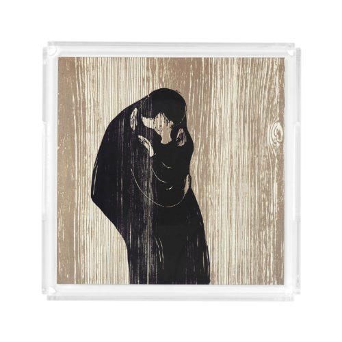 Edvard Munch _ The Kiss IV Acrylic Tray