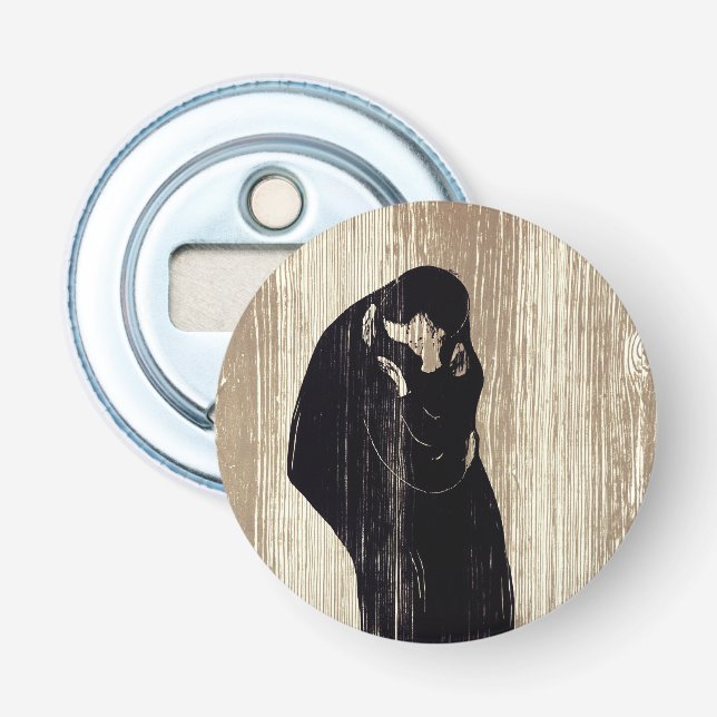 Edvard Munch - The Kiss IV Bottle Opener (Front)