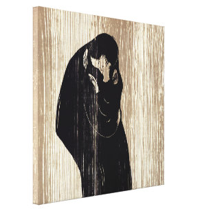 Edvard Munch - The Kiss IV Canvas Print
