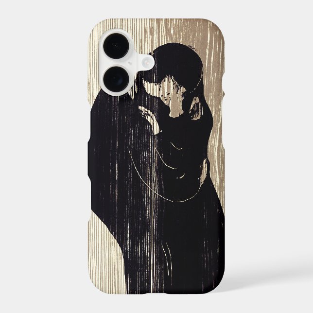 Edvard Munch - The Kiss IV Case-Mate iPhone Case (Back)