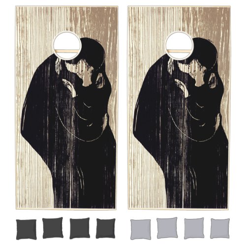 Edvard Munch _ The Kiss IV Cornhole Set