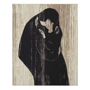 Edvard Munch - The Kiss IV Faux Canvas Print