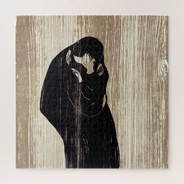 Edvard Munch - The Kiss IV Jigsaw Puzzle (Vertical)