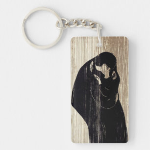 Edvard Munch - The Kiss IV Keychain