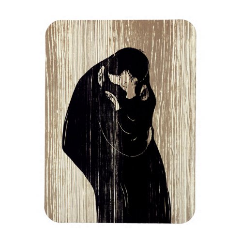 Edvard Munch _ The Kiss IV Magnet