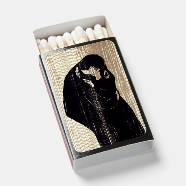 Edvard Munch - The Kiss IV Matchboxes (Front Open)