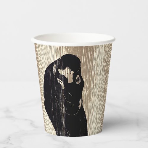 Edvard Munch _ The Kiss IV Paper Cups