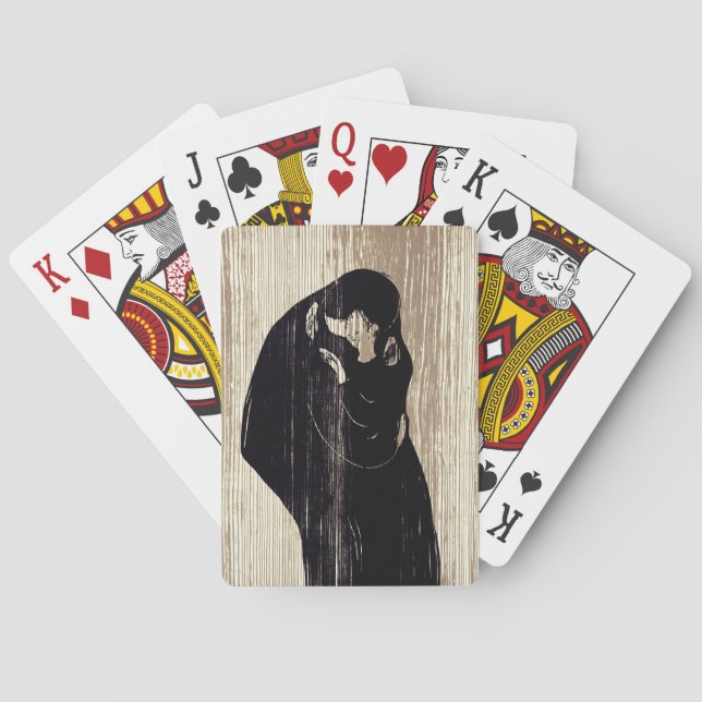 Edvard Munch - The Kiss IV Poker Cards (Back)