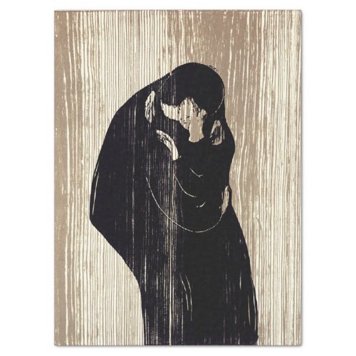 Edvard Munch _ The Kiss IV Tissue Paper