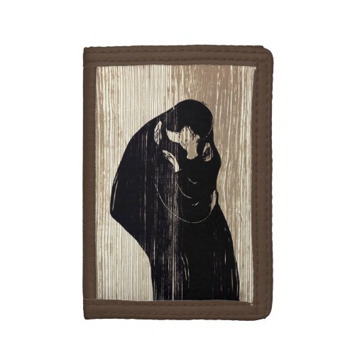 Edvard Munch _ The Kiss IV Trifold Wallet