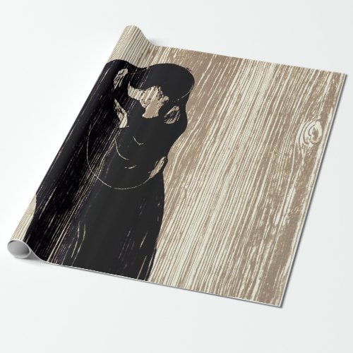 Edvard Munch _ The Kiss IV Wrapping Paper