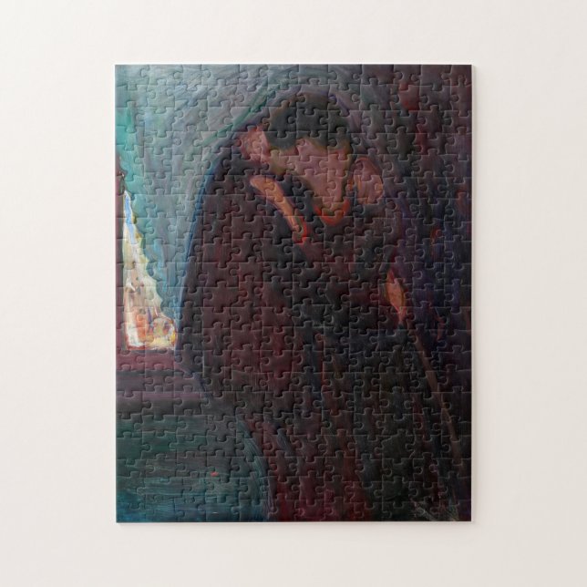 Edvard Munch - The Kiss Jigsaw Puzzle (Vertical)
