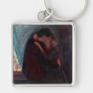 Edvard Munch - The Kiss Keychain