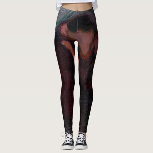 Edvard Munch _ The Kiss Leggings