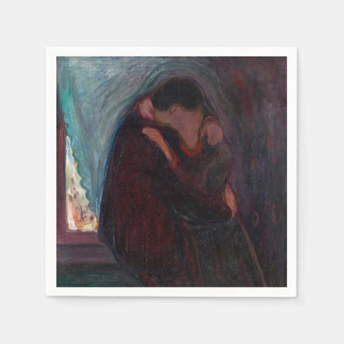 Edvard Munch _ The Kiss Napkins