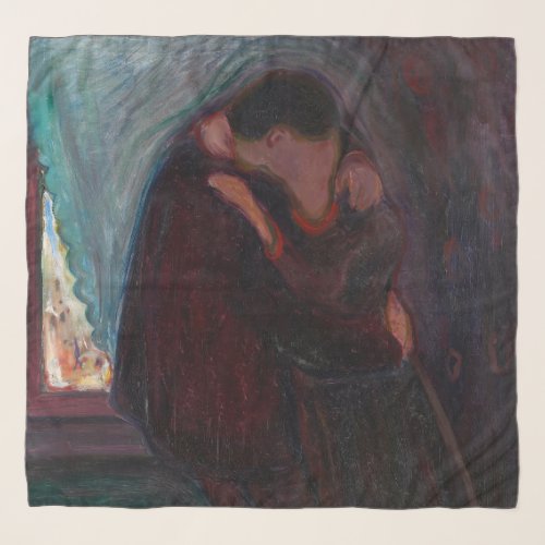 Edvard Munch _ The Kiss Scarf