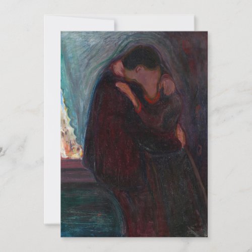 Edvard Munch _ The Kiss Thank You Card