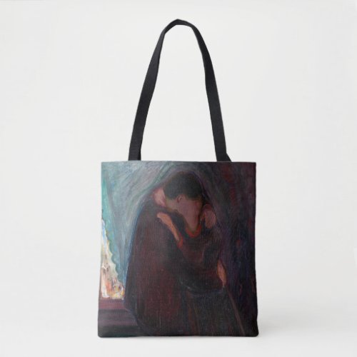 Edvard Munch _ The Kiss Tote Bag