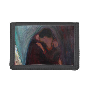 Edvard Munch - The Kiss Tri-fold Wallet