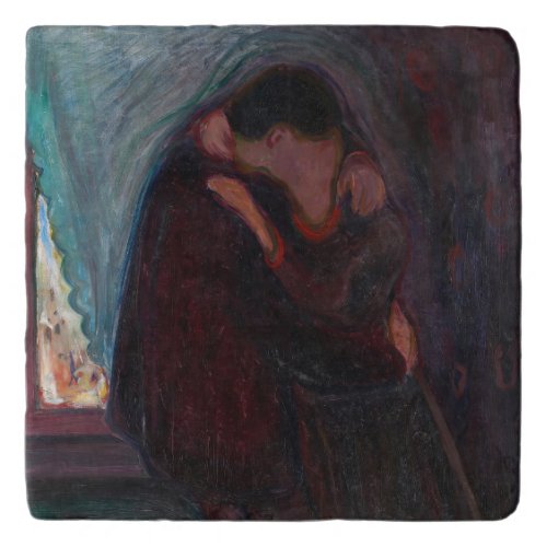 Edvard Munch _ The Kiss Trivet