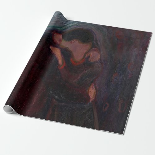 Edvard Munch _ The Kiss Wrapping Paper