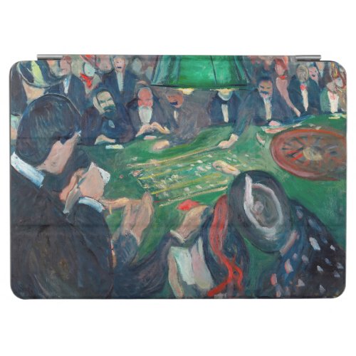 Edvard Munch _ The Roulette Table in Monte Carlo iPad Air Cover