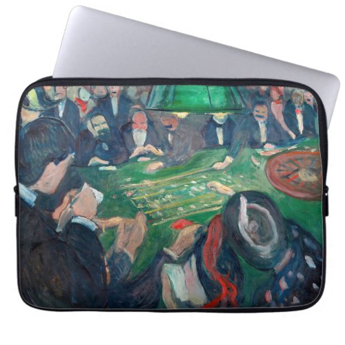 Edvard Munch _ The Roulette Table in Monte Carlo Laptop Sleeve