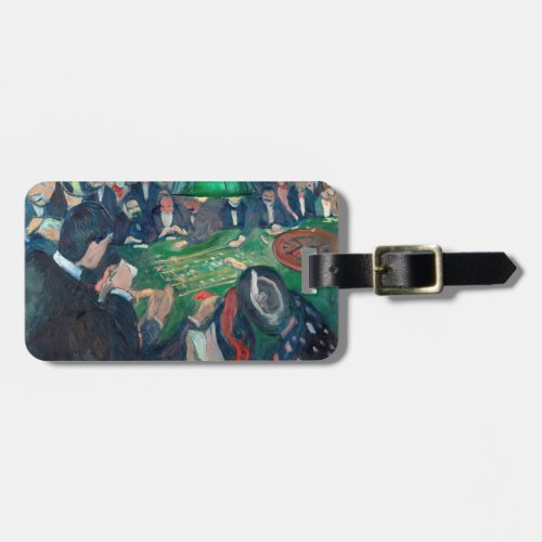 Edvard Munch _ The Roulette Table in Monte Carlo Luggage Tag