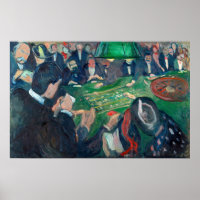 Edvard Munch - The Roulette Table in Monte Carlo
