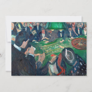 Edvard Munch - The Roulette Table in Monte Carlo Thank You Card