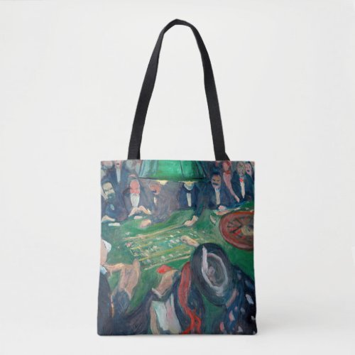 Edvard Munch _ The Roulette Table in Monte Carlo Tote Bag