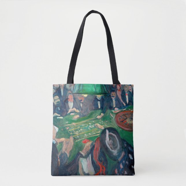 Edvard Munch - The Roulette Table in Monte Carlo Tote Bag (Front)