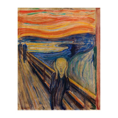 Edvard Munch _ The Scream 1893 Acrylic Print