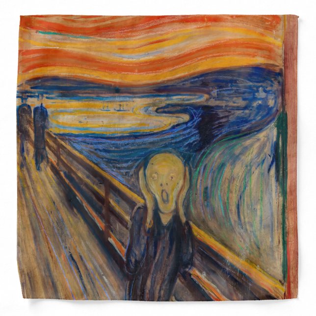 Edvard Munch - The Scream 1893 Bandana (Front)