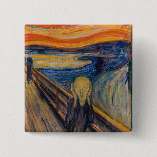 Edvard Munch - The Scream 1893 Button