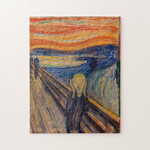 Edvard Munch _ The Scream 1893 Jigsaw Puzzle