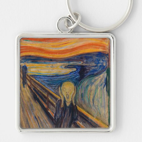 Edvard Munch _ The Scream 1893 Keychain