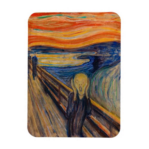 Edvard Munch _ The Scream 1893 Magnet