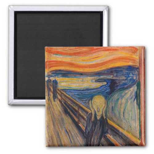 Edvard Munch _ The Scream 1893 Magnet