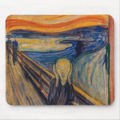 Edvard Munch _ The Scream 1893 Mouse Pad