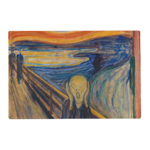 Edvard Munch - The Scream 1893 Placemat