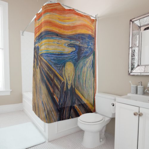 Edvard Munch _ The Scream 1893 Shower Curtain