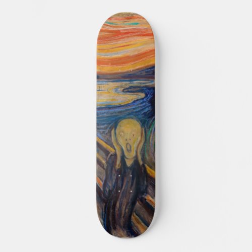 Edvard Munch _ The Scream 1893 Skateboard