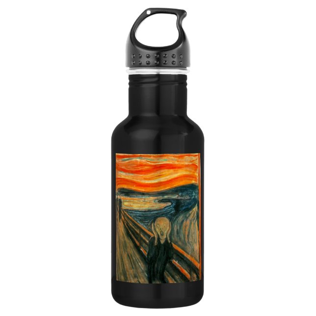 EDVARD MUNCH - The scream 1893 Stainless Steel Water Bottle (Front)